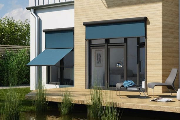 Markisoletter på hus