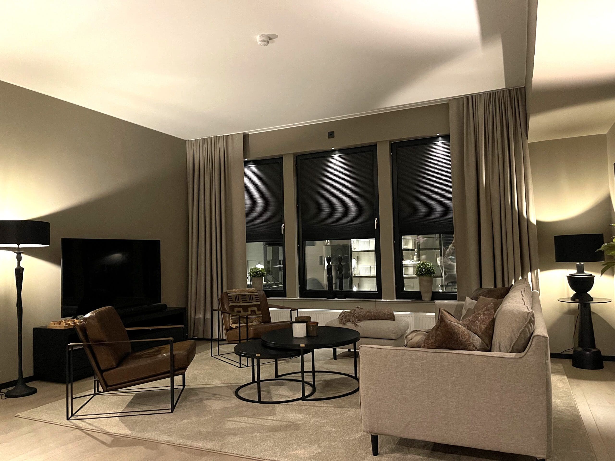 Svarta honeycell kväll